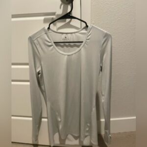 Athleta Heather Stripe Chi Long Sleeve Top - S (NWOT)